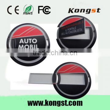 customized OEM LOGO bulk round card usb/mini card usb flash drive/circle card usb flash drive