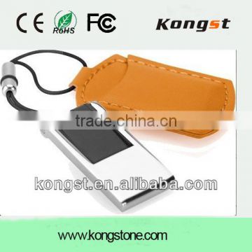 2013 most popular promotional gift leather case usb flash drive direct from shenzhen manufacturer