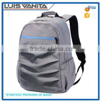2016 Customed Gray Canvas Diaper Baby Bag