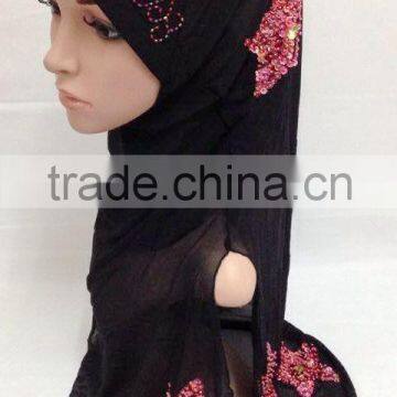 2016 Newest Beaded Malaysia Hijab for muslim lady