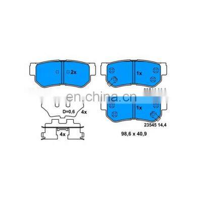 D863-7688 Auto Disk Brake Pads for Elantra