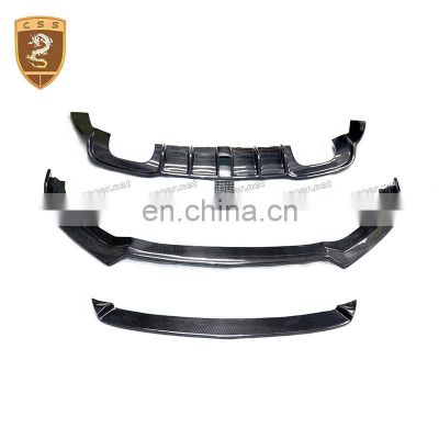 Trade Assurance Supplier Car Accessories Auto Parts Front Lip Carbon Rear Diffuser For Au-di A3 S3 Body Kit part