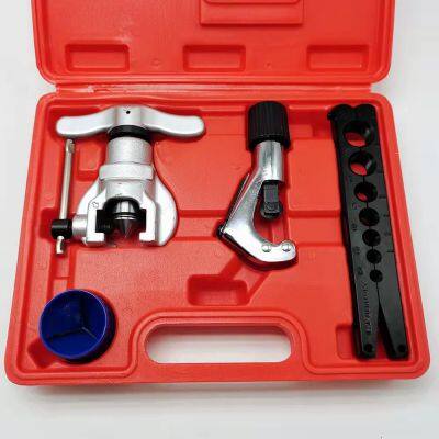 Eccentric flaring and swaging tool set