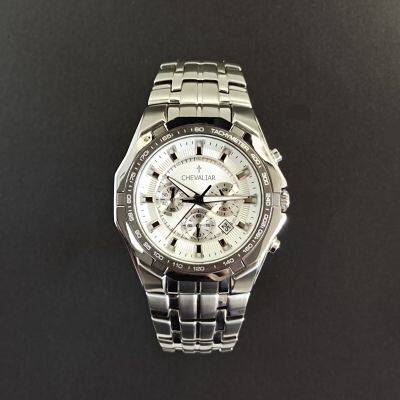 Stainless Steel Water Resistance Multi-function Watches Man Chronograph Watch photo-2