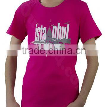 Istanbul Pink T-shirt, Printed T-shirt Design Coton t Shirt, Fashion T-shirt