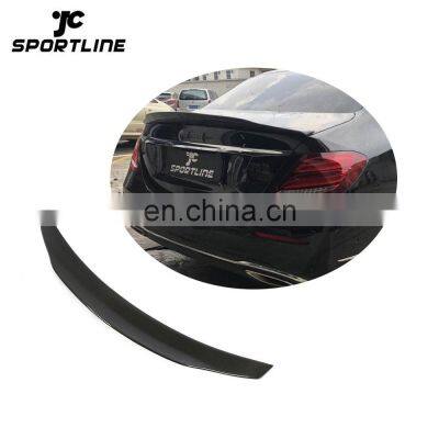 Carbon Fiber W213 Rear Ducktail Spoiler for Mercedes Benz E200 E350 E63 AMG Sedan 16-19 PSM Style