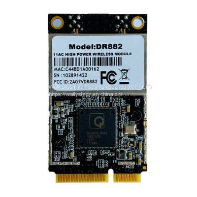 Wallys Quaclomm wifi QCA9882 802.11AC 802.11AN 2x 2 5G Высоковольтная радиокарта