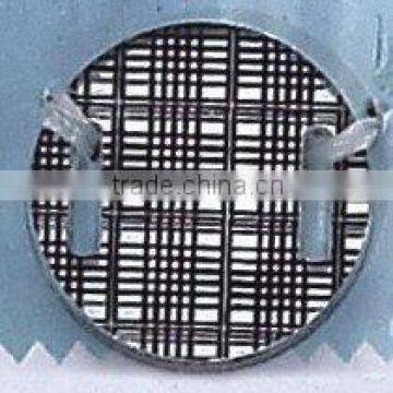 imitation mirror button with lines in rearview