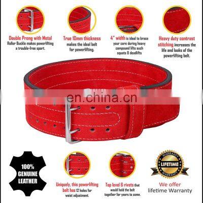 Пояс для силовых упражнений из кожи. Защита при фитнесе, поддержка спины. Пояс для силовых тренировок в зале. Пояс для силовых подъемов для спины photo-2