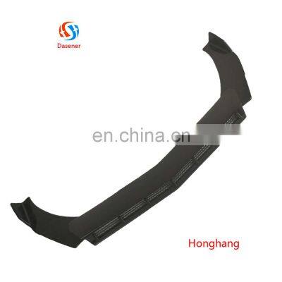 Honghang Factory Supply New Style Front Lips, Gloss Black+Red Universal Front Bumper Lips For All Coupes And Sedans photo-2