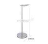 Rust-proof Stainless Steel Standing Rolling Toilet Paper Holder photo-5
