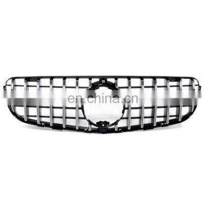 Front Grille Grill For Mercedes Benz GLC W253 X253 chrome GT R GLC300 GLC350 2015-2019