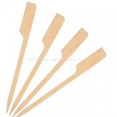 3.5 inch Bamboo Cocktail paddle Skewers Paddle Party Picks
