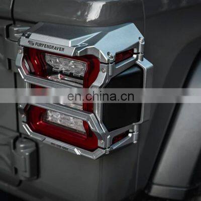 4*4 Taillight Silver Cover for Jeep Wrangler JK 07+ Accessories Rear Lamp Cover