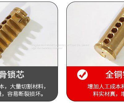 Anti-theft Rust-proof Half Euro Profile Brass Lock Cylinder photo-5
