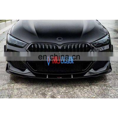 AC Front Bumper Lip 100% Dry Carbon Fiber Material Factory Direct Hot Sale Style For BMW 8 Series 840