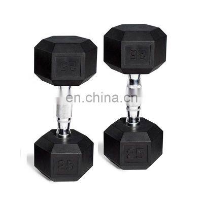 Factory Price Direct OEM Service Custom with Logo Steel Hexagon GYM Dumbbell