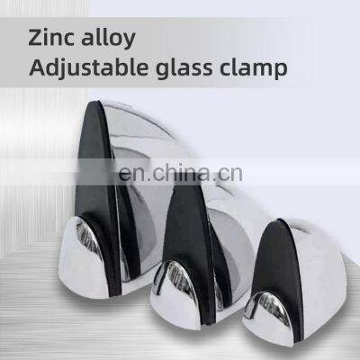 Adjustable Glass Fixing Clip Bracket Olecranon Glass Clip Holder Fish Mouth Clip Partition Plate Holder photo-2