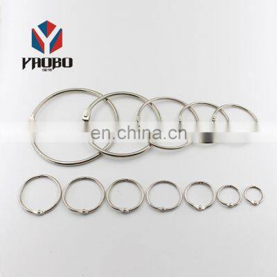 Office Binding Supply Loose Leaf Binder Ring Steel Book Binding Ring photo-3