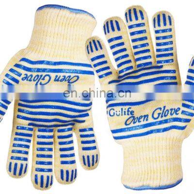 New 350 Degree Aramid Heat Resistant Gloves Cut Resistant Gloves BBQ Gloves photo-5