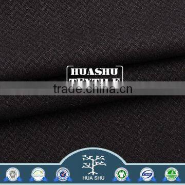 ISO9001 Wholesale Latest Style Environment-friendly suiting brushed zigzag pattern fabric