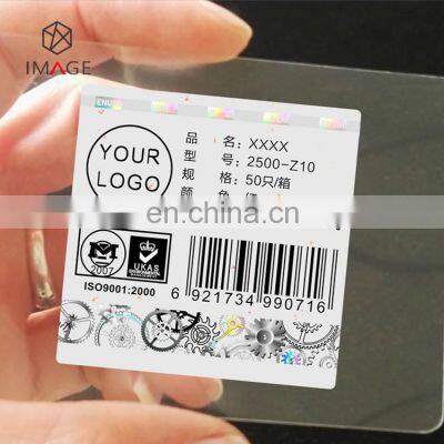 QR Code Barocde Holographic Label for Authentication photo-4