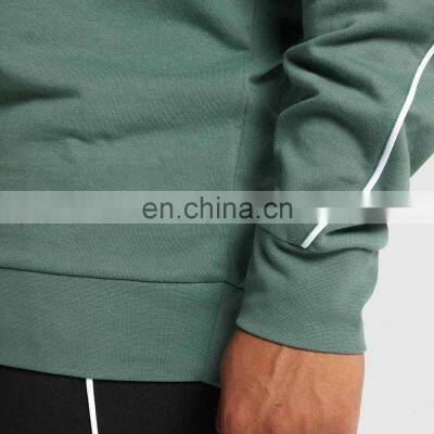 Pemium Heavy Vintage Crewneck Mens Acid Wash Sweatshirts Crew Neck Cotton Black French Terry Vintage photo-4