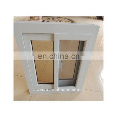 Cheap price single pane sliding windows PVC windows and screen sliding upvc window and door bifold windows price