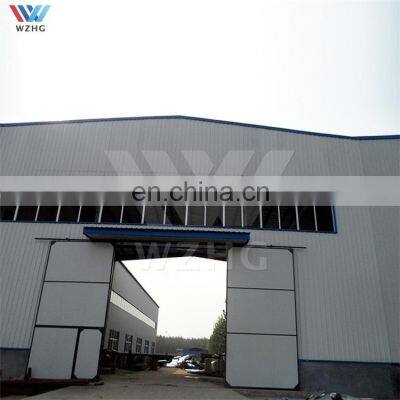 WZH customized sample room low cost multi floor steel prefab warehouse