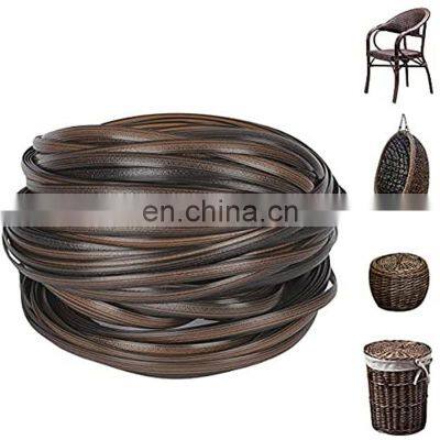 trade plastic synthetic cane natural rattan sheet weaving webbing  real roll rattan material raw