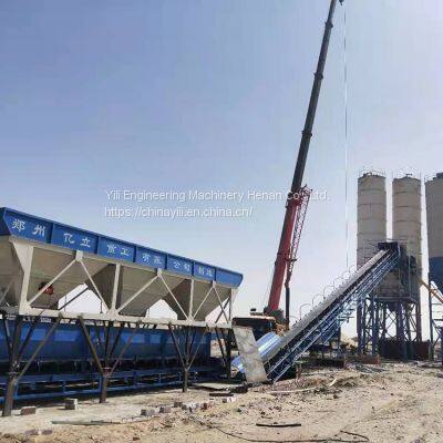 Factory Price 60m3/h Belt Conveyor Concrete Batching Mixing Plant for Construction photo-3