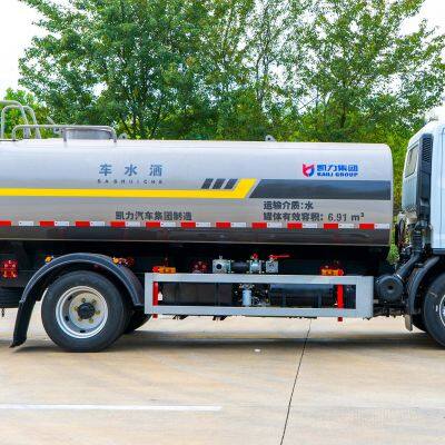 Dongfeng 6X4 4X2 8000 Liters Gallon Sprinkling Spray Vacuum HOWO Delivery Cart Bowser Used Sewage Suction Cummins Tricycle Road Fire Sprinkler Water Tank Truck