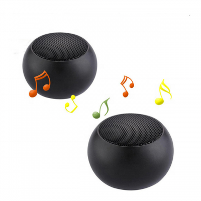 Manufacture TWS Hot Selling Metal Wireless Surround Sound Good Quality Mini Speakers Bluetooth Portable