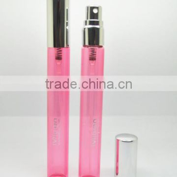 0.33oz painting color perfume glass atomizer,hot stamping silver