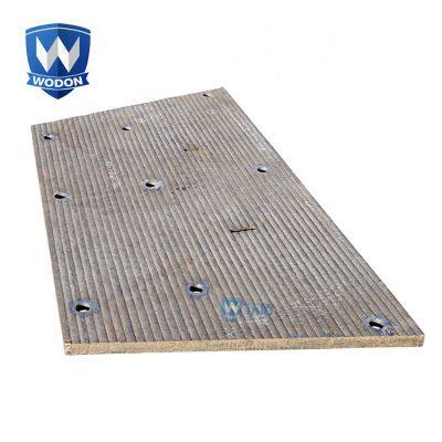 WD520 Abrasion High Resistance Chromium Carbide Overlay Bimetal Wear Plate for Tractor Shovel Liner photo-4