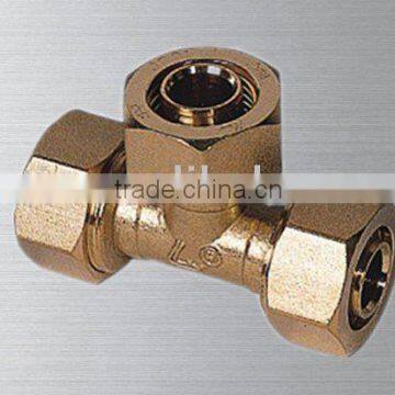 brass fitting equal tee