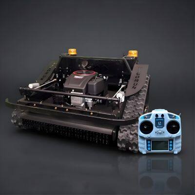 Vigorun VTLM800 Desbrozadora de control remoto, Cortacésped robot Loncin con velocidad de funcionamiento de 4 km/h para uso profesional