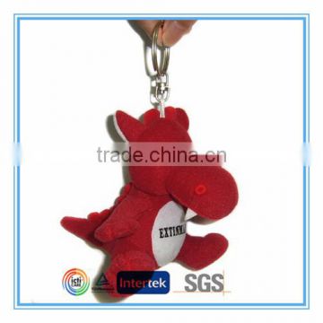 Cheap plush toy stuffed dinosaur keyring