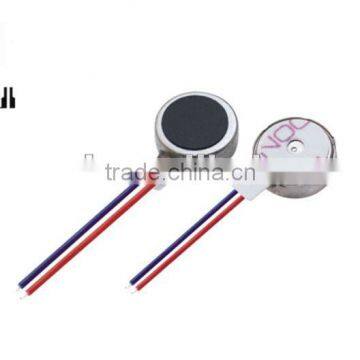 DC 3V mini Coin vibe motor with leads for Cellphone, mobile phone, pager.