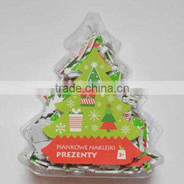 Decorative Merry Christmas Window Stickers for Party/family/shop