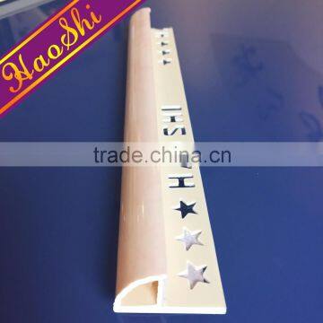 Haoshi Colorful PVC edge tile trim plastic