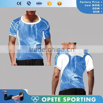 (OEM ODM FACTORY/Trade Assurance) sublimation surfing rashguard, mens compression wear,sports tracksuit men