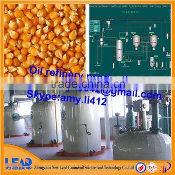 1-10 TPD High performance corn germ oil refining,advanced technology corn oil refining plant