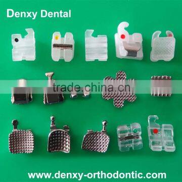 Orthodontic braces With hooks Orthodontic Metal Bracket roth dental brackets