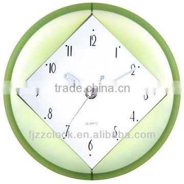 Round Plastic Quartz Wall Clock