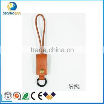 Hot Selling REMAX New Leather Girdle USB Charger Data Sync Cable For IPhone 5/5s/6/6s/6+ photo-3