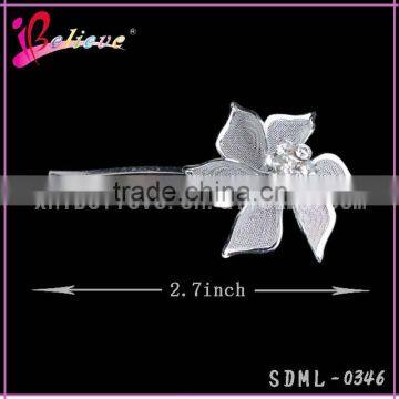 Low MOQ Factory Wholesale Fashion Hair Clip,plain Metal Hair Pins,flower Metal Long Hair Clip photo-2