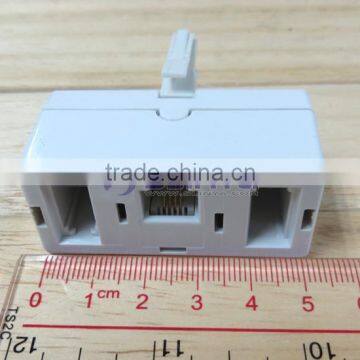 BT 1 Male to Dual Female RJ11 6P4C Plug Telephone Cable Adapter photo-3