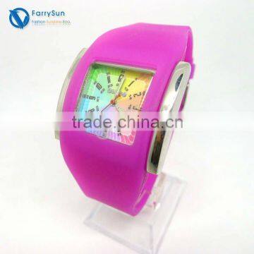 2012 quartz analog rainbow watch