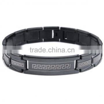 Black IPG Black plating 316L Stainless steel bracelet ex work price